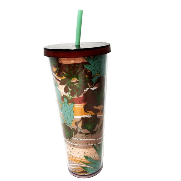 Starbucks Terracotta Tumbler Desert Cactus Cold Summer Venti 24oz - Picture 4 of 9